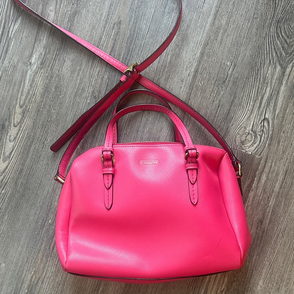 Coach Pink Leather purse